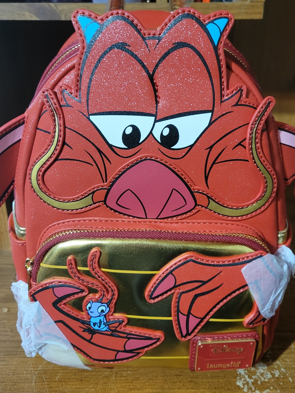 Loungefly Mulan Mushu Cosplay Mini Backpack. Nwt
